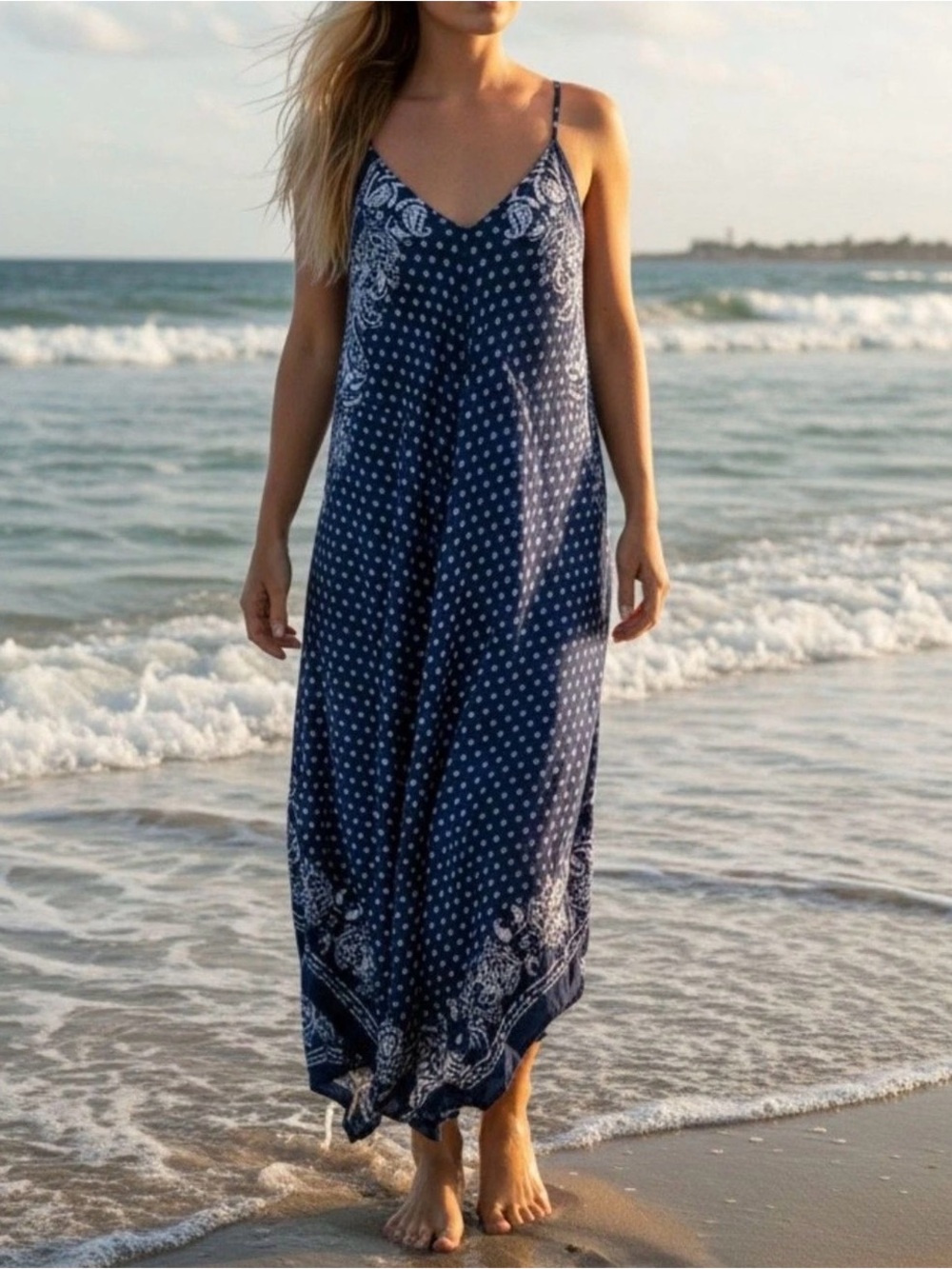 Tommy Bahama Mermaid Fairy Coconut Girl Island Scarves Scarf Dress - Mare Navy